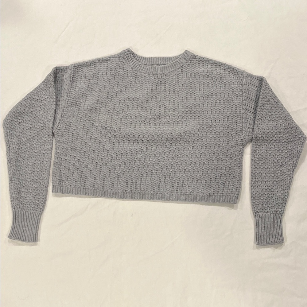 Abound Light Gray Women's Crew Neck Sweater